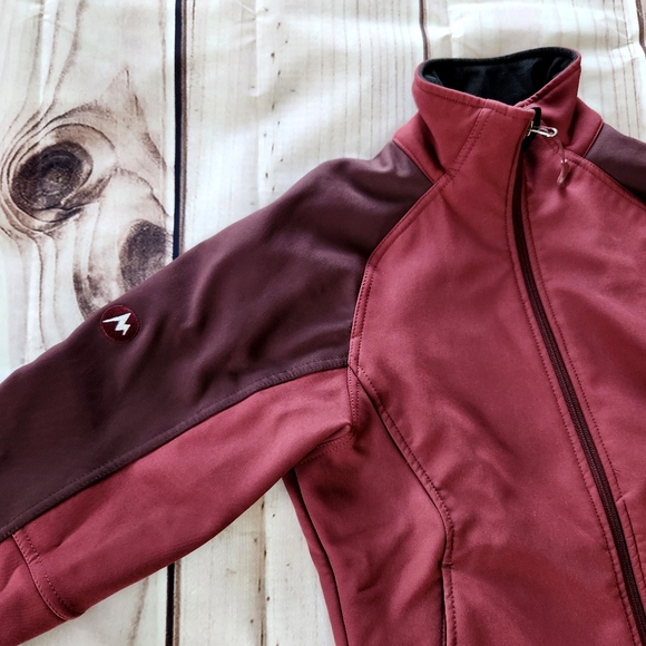 Marmot Soft-shell Jacket Red/Maroon/Raspberry | Size S - Picture 4 of 13